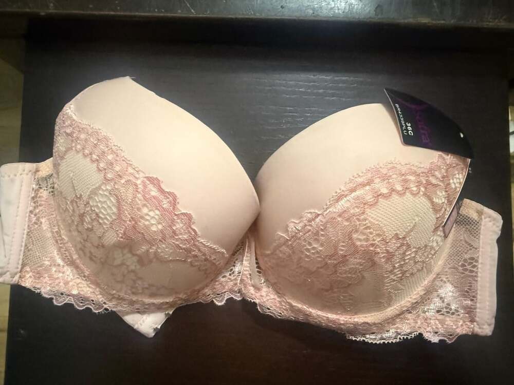 Sofra Push-Up Lace Bra Style BR4339PLU Size 36C Pink